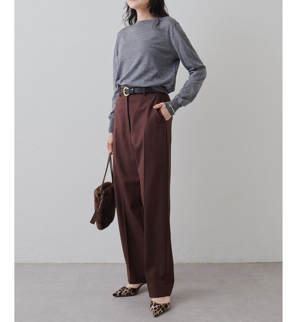  「16Gクルーネックプルオーバー」|ニット・セーター|