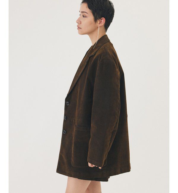 THE PAUSE「【THE PAUSE】フロッキーデニムジャケット」|デニムジャケット|