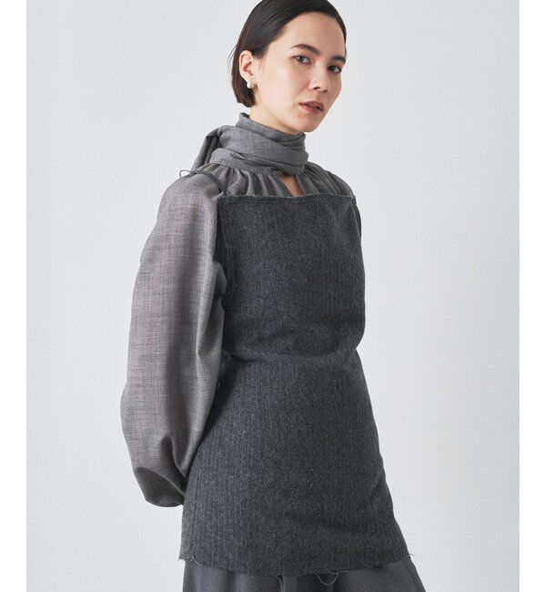  「ウールピケトップ」|シャツ・ブラウス|