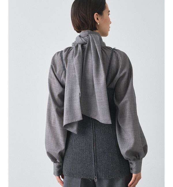  「ウールピケトップ」|シャツ・ブラウス|