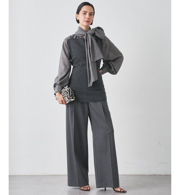  「ウールピケトップ」|シャツ・ブラウス|