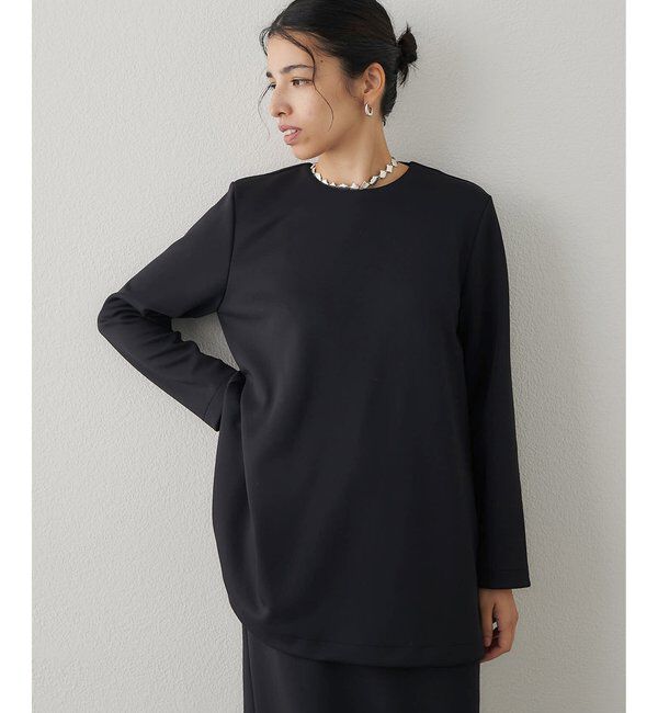  「ダンボールフレアプルオーバー」|Tシャツ・カットソー|ブラック