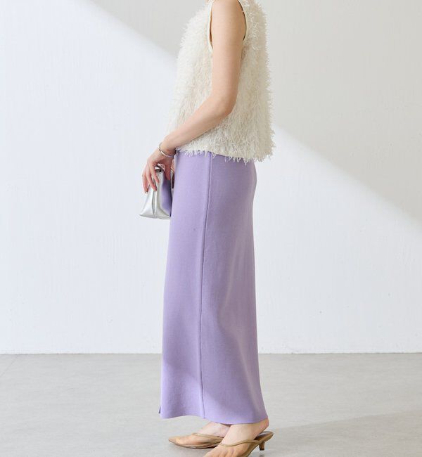  「【前後2WAY】センターボタンニットスカート」|スカート|