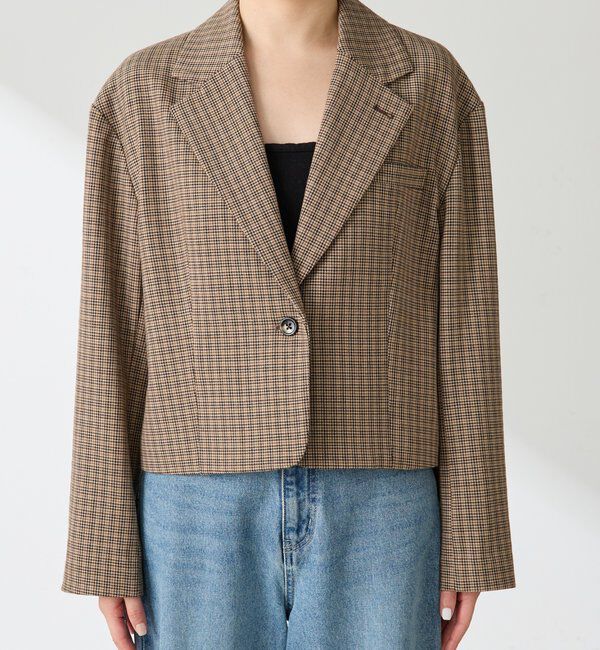  「ショートテーラードジャケット」|ベスト・ジレ|