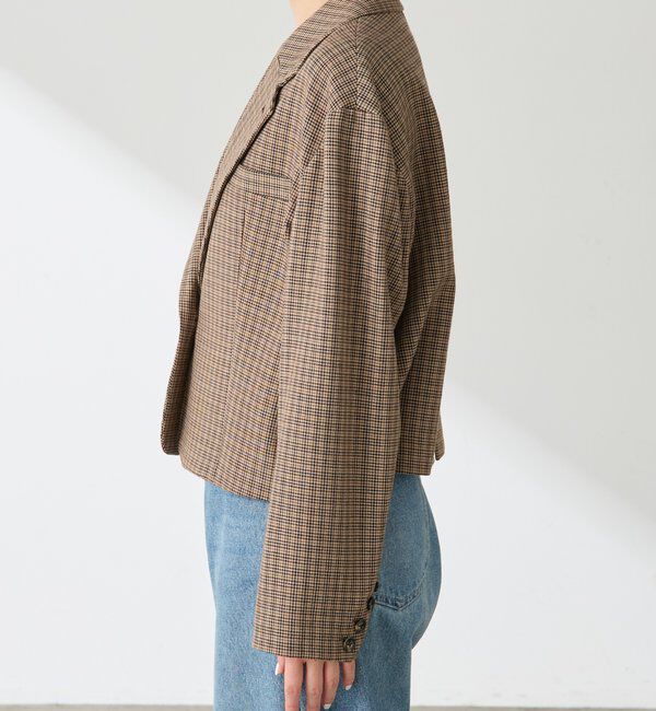  「ショートテーラードジャケット」|ベスト・ジレ|