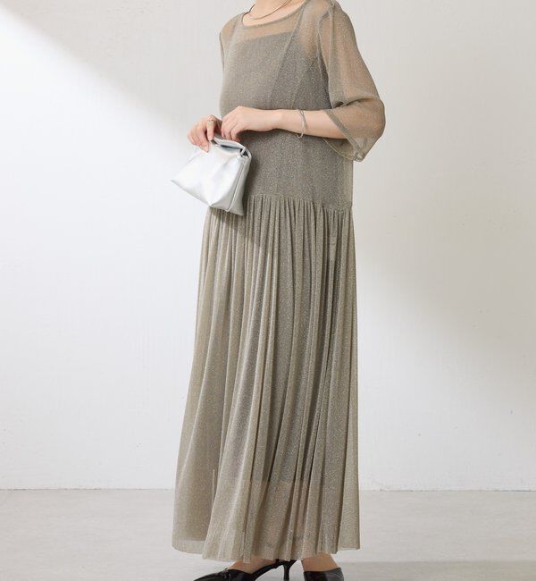  「チュールギャザーワンピース」|ワンピース|