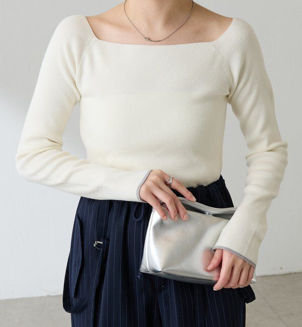  「【2通りで着れる】オフショルダーニット」|ニット・セーター|