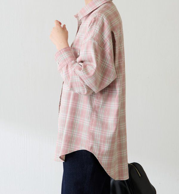  「メタルボタンチェックシャツ」|シャツ・ブラウス|