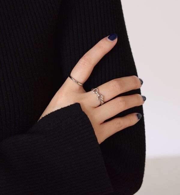  「【PAPILLONNER/パピヨネ】ビットモチーフコンビリング」|リング|