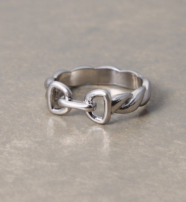  「【PAPILLONNER/パピヨネ】ビットモチーフコンビリング」|リング|