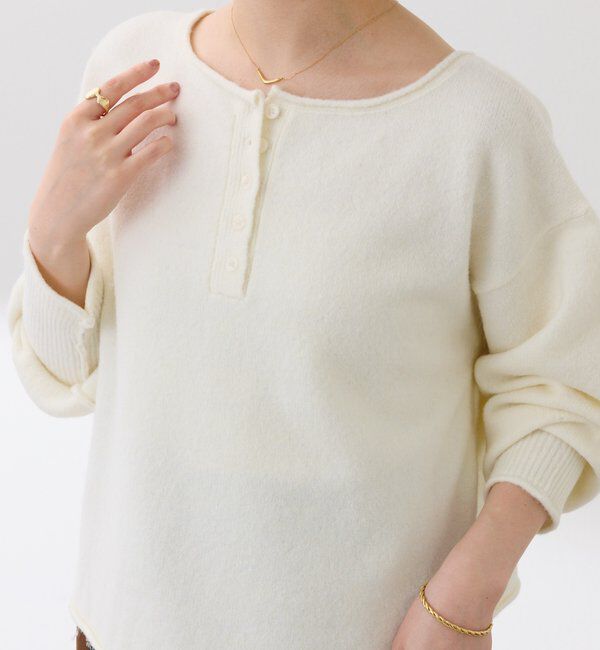  「2WAYヘンリーネックニット」|ニット・セーター|