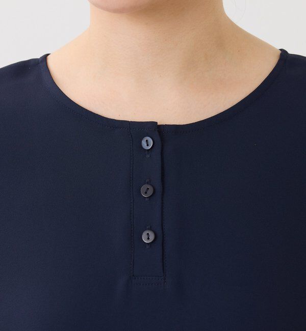  「袖ラメリブ2WAYロゴロンT」|Tシャツ・カットソー|