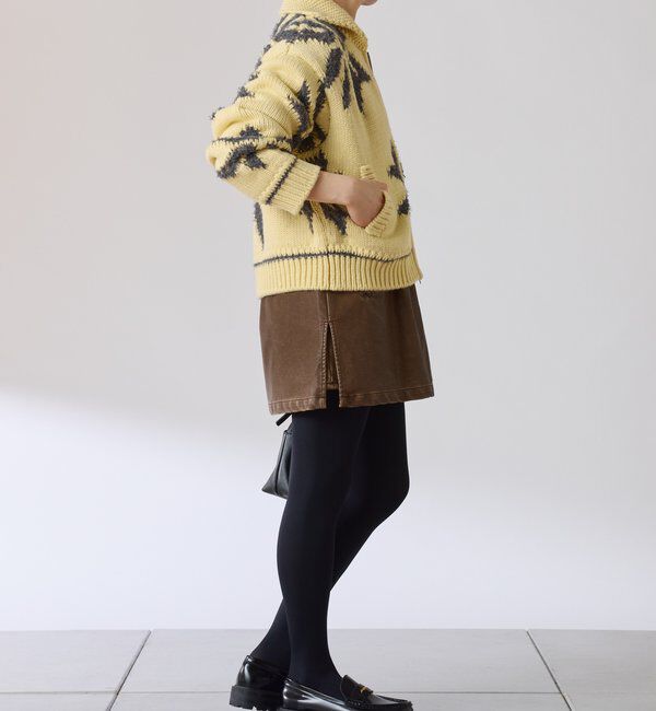  「ビッグモチーフカウチンカーディガン」|ニット・セーター|