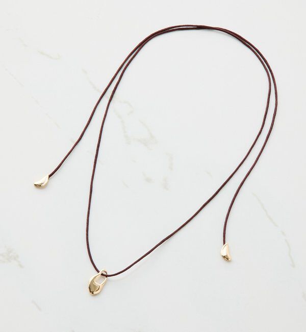  「【PAPILLONNER/パピヨネ】コード2WAYネックレス」|リング|