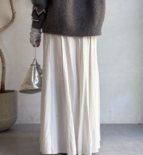  「パネルプリーツスカート」|スカート|