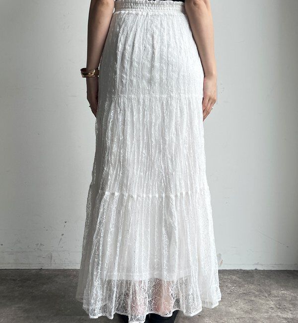  「レースワッシャースカート」|スカート|