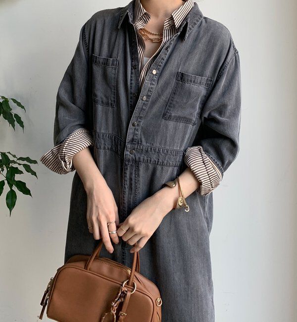  「リヨセルデニムワンピース」|ワンピース|