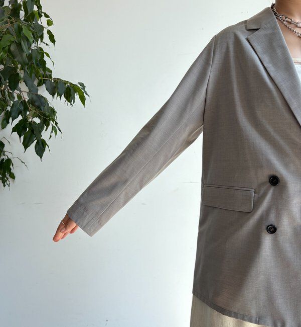  「ダブルブレストジャケット」|テーラードジャケット|