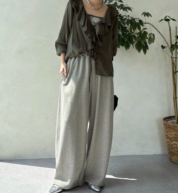  「キュプラフリルブラウス」|シャツ・ブラウス|