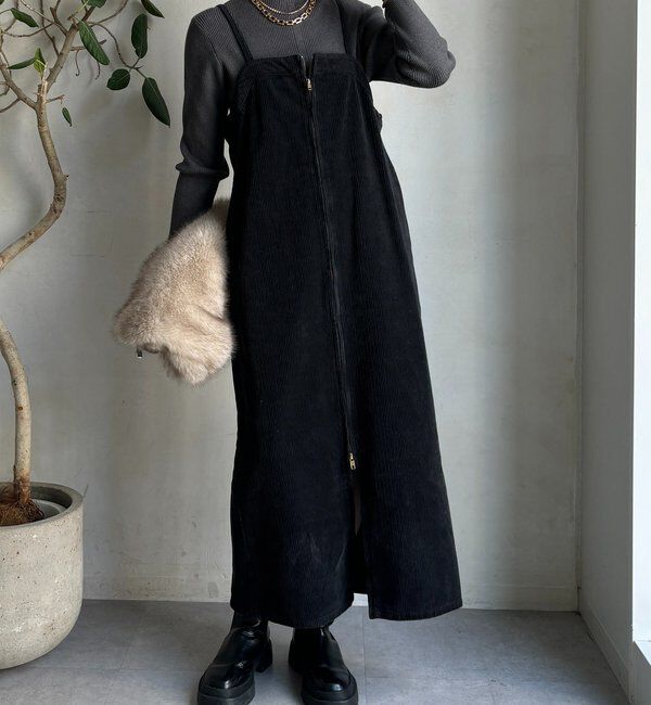  「【新色追加】コーデュロイジャンスカ」|ワンピース|