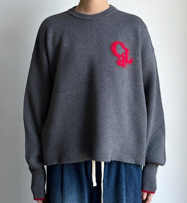  「【新色追加/WEB限定】フェザーロゴニット」|ニット・セーター|