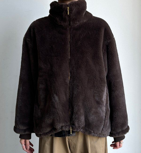  「【WEB限定】フェイクミンクスタンドファーブルゾン」|その他|