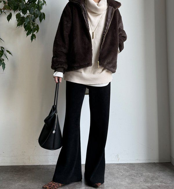  「【WEB限定】フェイクミンクスタンドファーブルゾン」|その他|