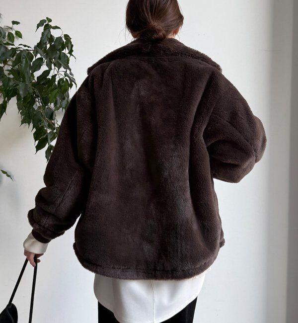  「【WEB限定】フェイクミンクスタンドファーブルゾン」|その他|