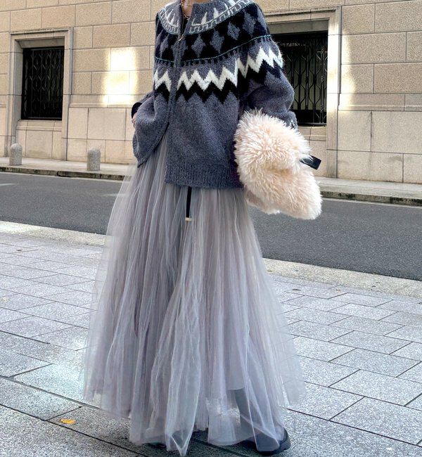  「ダブルチュールスカート」|スカート|