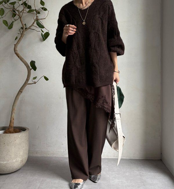  「裏起毛4WAYストレッチパンツ」|チノ|