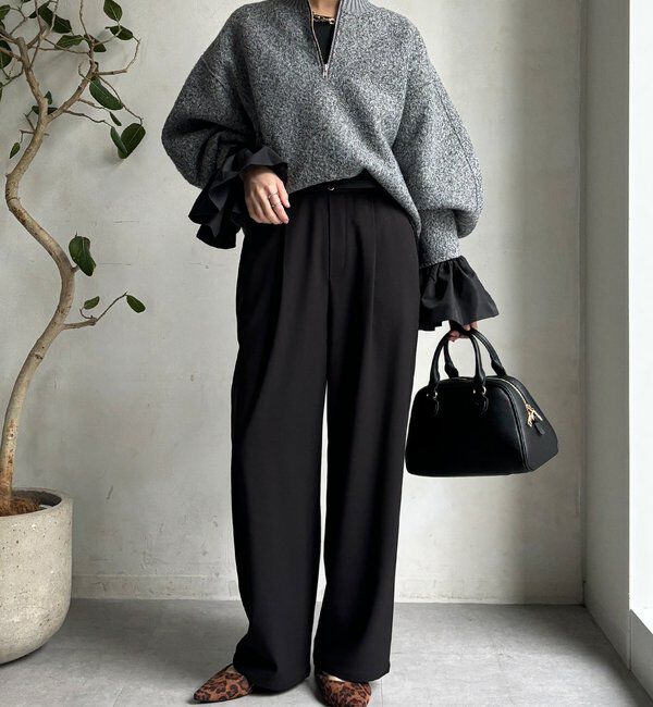  「裏起毛4WAYストレッチパンツ」|チノ|