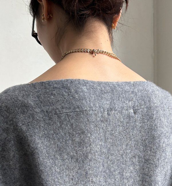  「メリノウール100%ボートネック」|ニット・セーター|