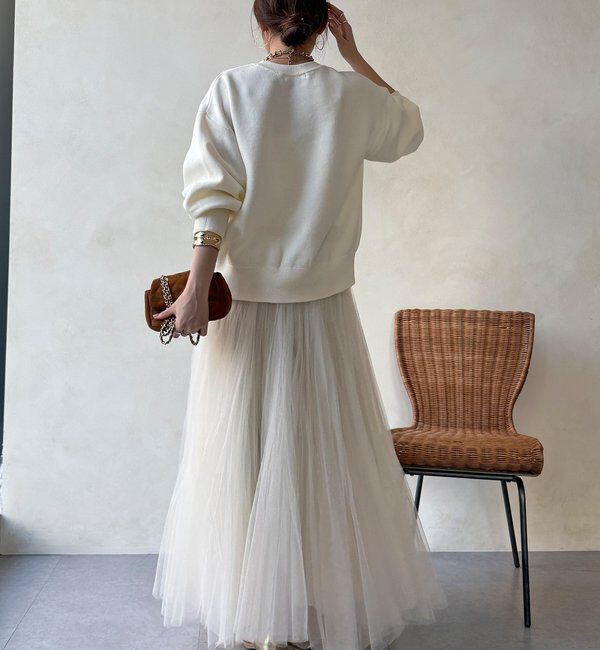  「【WEB限定】スウエットライクロゴニット」|ニット・セーター|