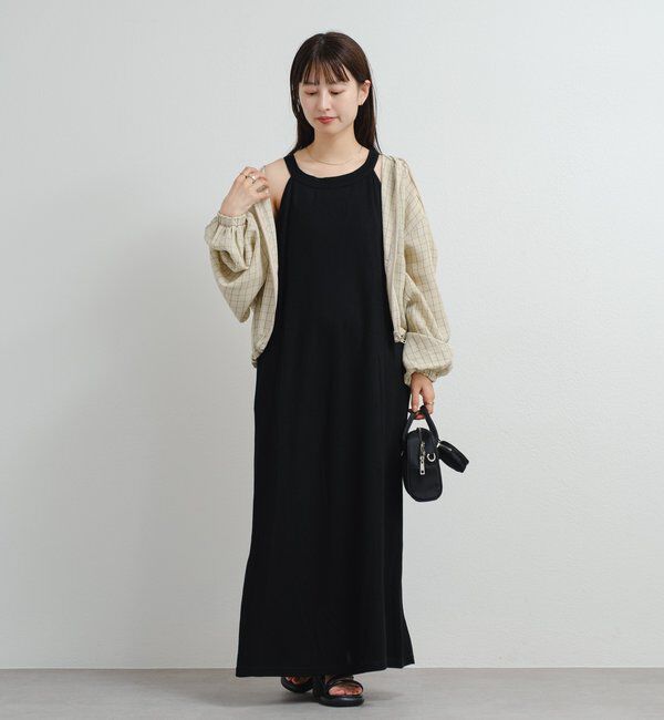  「【低身長サイズ/2サイズ展開/前後2WAY】B カットフレアワンピースSET」|その他|