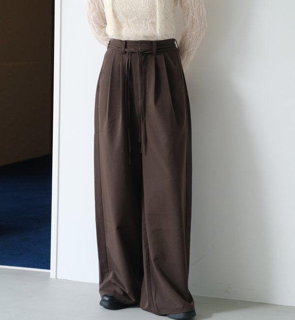  「【新色追加/2サイズ展開/裏地無し】ピンストライプスラックス」|チノ|