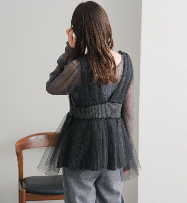  「ランダムチュールメローTEE」|Tシャツ・カットソー|