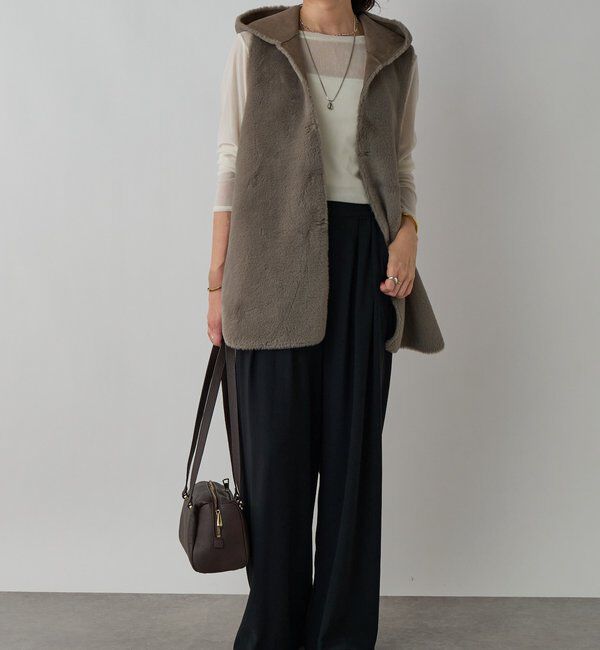  「【コーデのポイントに】ワイドスクエアショルダーバッグ」|ショルダー・メッセンジャー|