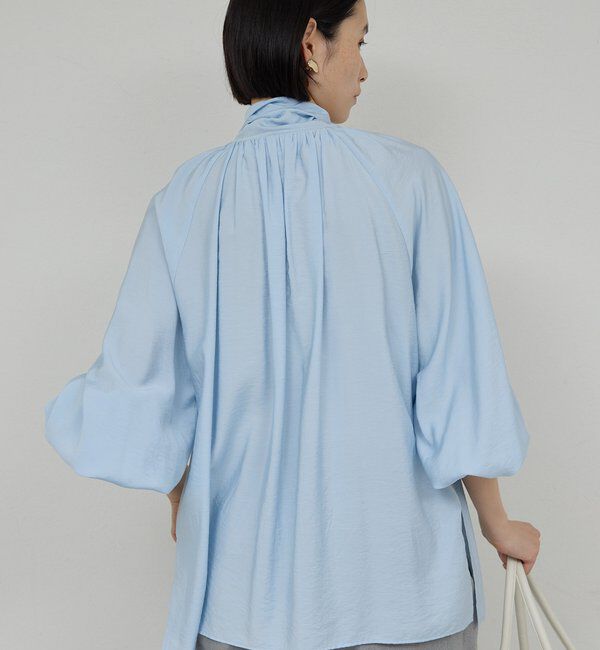  「【上品&times;華やか】【2way】ギャザーボウタイブラウス」|シャツ・ブラウス|