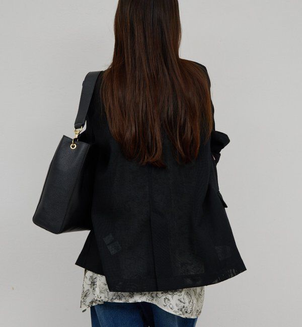  「シアーメッシュジャケット」|テーラードジャケット|