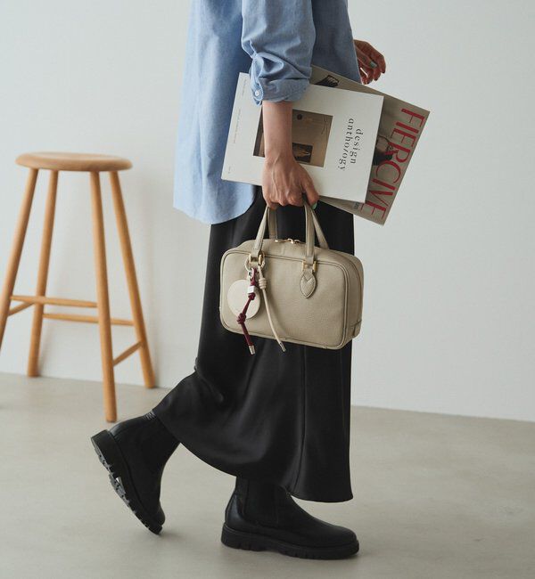  「レザー2WAYミニボストンバッグ」|ボストンバッグ|