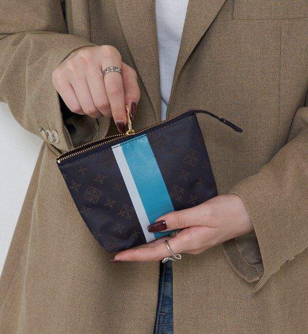  「ラインプリントポーチ S」|その他|