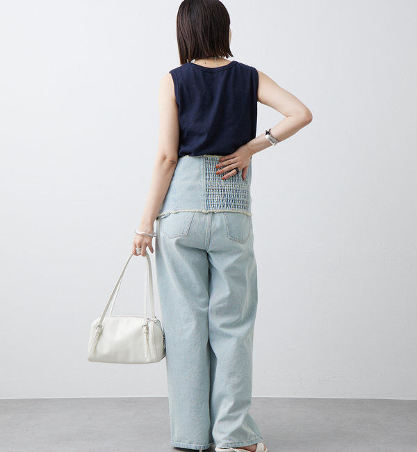  「テレコスリーブレスT」|キャミソール|