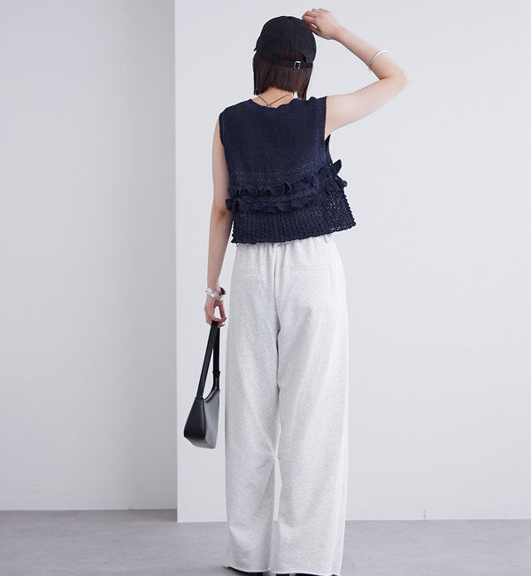  「フリルニットベスト」|ニット・セーター|