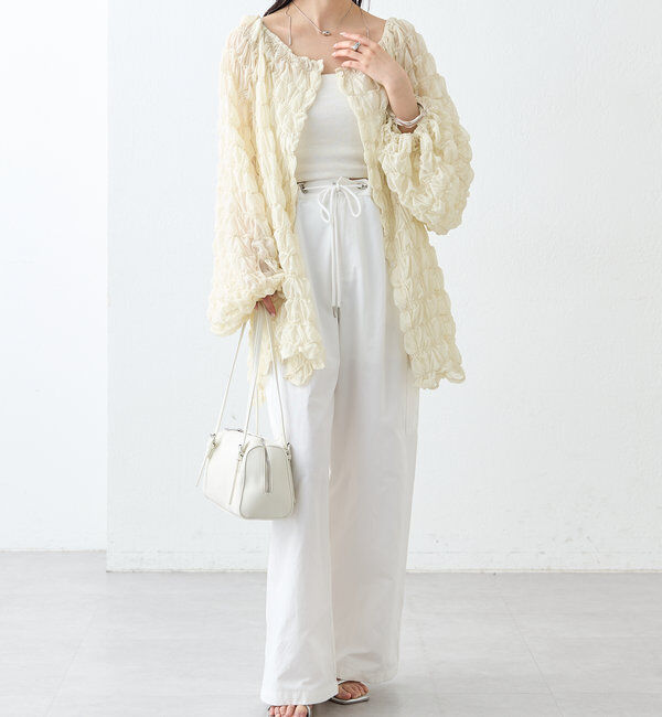  「ウェーブシアーブラウス」|シャツ・ブラウス|