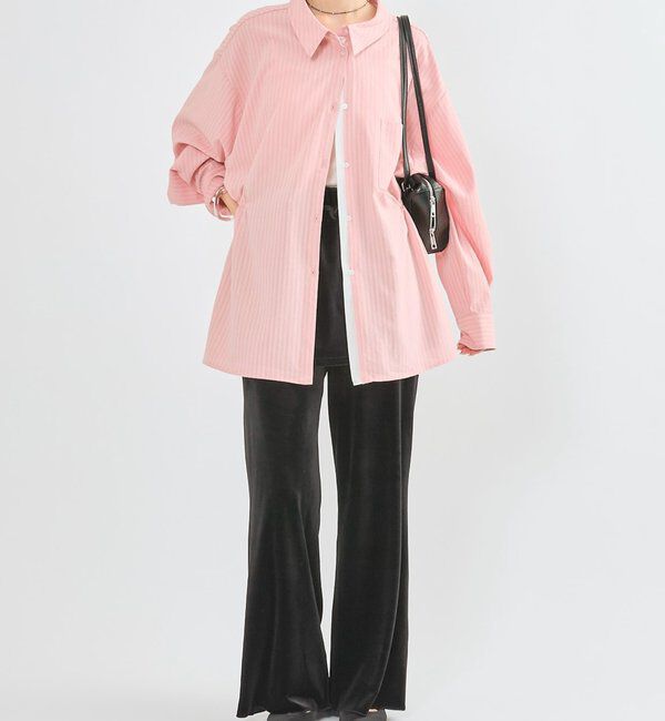  「[森川企画]レイヤードストライプドロストシャツ」|シャツ・ブラウス|