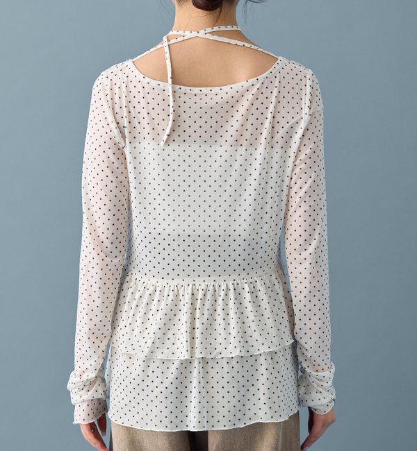  「ドットティアードプルオーバー」|Tシャツ・カットソー|