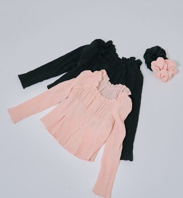  「【@__misa__03企画】シャーリングブラウス」|シャツ・ブラウス|