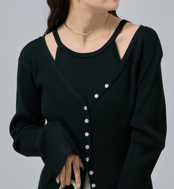  「アメスリニットカーデSET」|カーディガン|