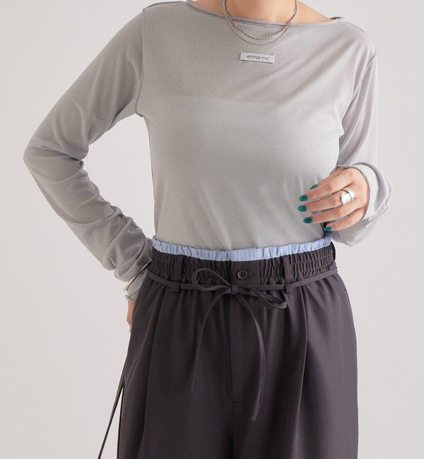  「ラメチュールプルオーバー」|Tシャツ・カットソー|