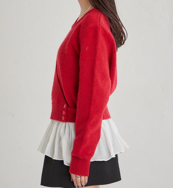  「ペプラムドッキングニット」|ニット・セーター|